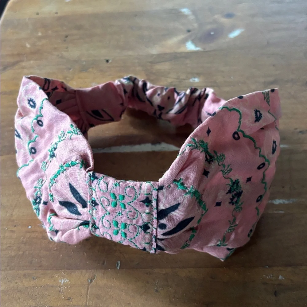 NWT Free People Curried Myrrh Tea Rose Freebird Headband